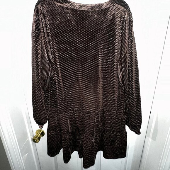 NWT New In Tiered Long Sleeve Mini Dress - Picture 4 of 5
